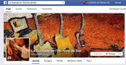 La page Facebook de la solitude de l&lsquo;homme de bar